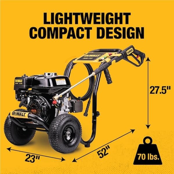 DEWALT 4400 PSI 4.0 GPM Gas Pressure Washer with AAA Triplex Pump