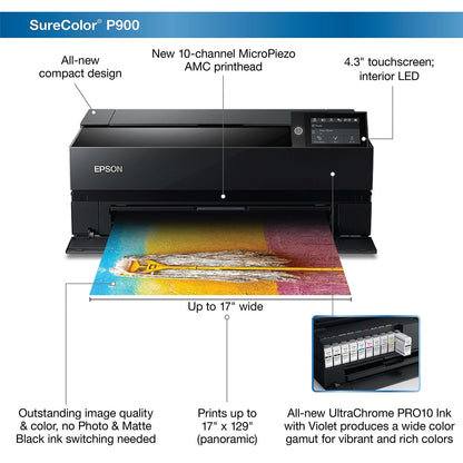 Epson SureColor P900 17″ Inkjet Printer