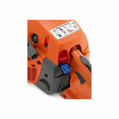 HUSQVARNA Gas-Powered Chainsaw: 20 in Bar Lg, Rear Handle, Auto Chain Oiler, 3.5 hp Horsepower