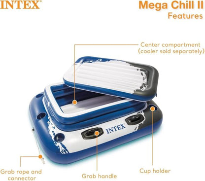 Intex Ultra XTR Round Frame Pool with Pump, Cooler, and Floats (2 Pack)