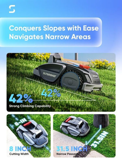 Sunseeker V3 Quiet Lawn Mower