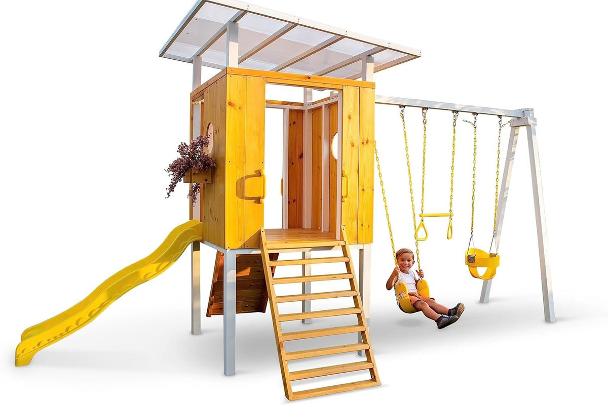 Avenlur Forest Modern Backyard Outdoor Swing Set