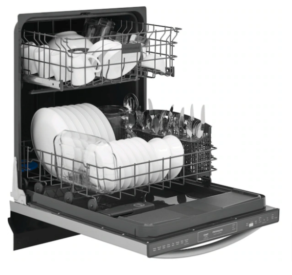 GDPH4525AF Frigidaire Gallery 24″ Top Control Dishwasher – 42 dBA – SmudgeProof Stainless Steel