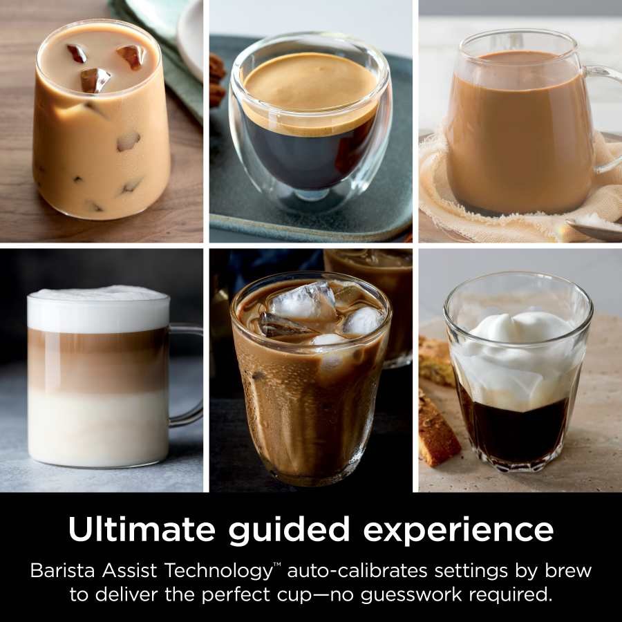 Ninja Luxe™ Café Pro 4 in 1 Espresso Drip Coffee & Cold Brew Maker With Hot Water Dispenser