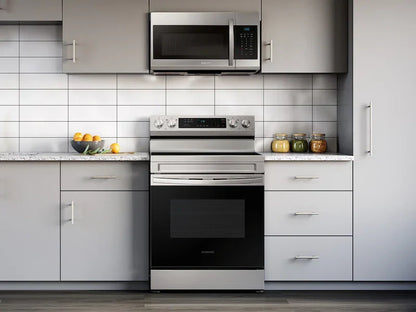 Samsung 6.3 Cu. Ft. Smart Freestanding Electric Range NE63A6311SS