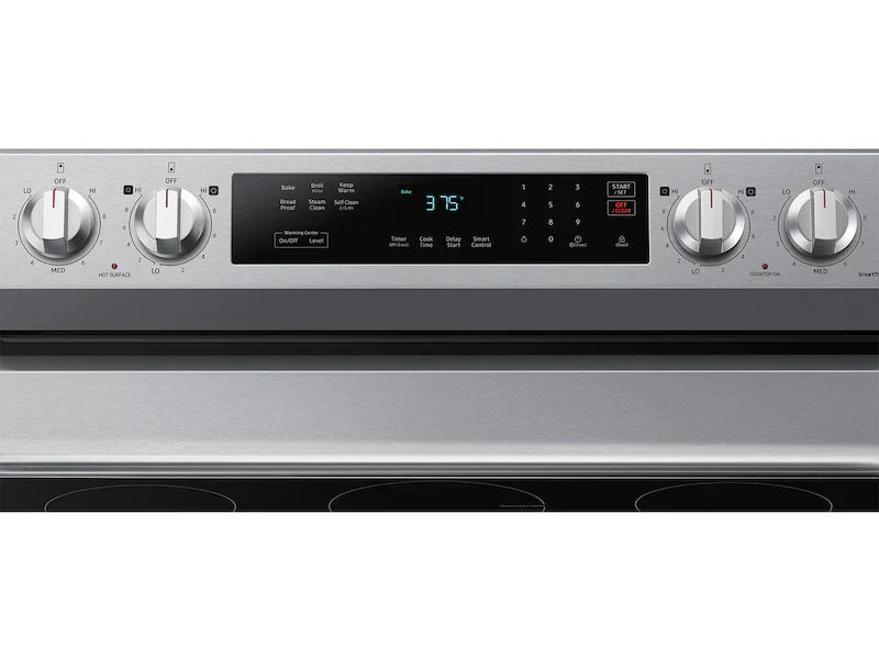 Samsung 6.3 Cu. Ft. Smart Freestanding Electric Range NE63A6311SS
