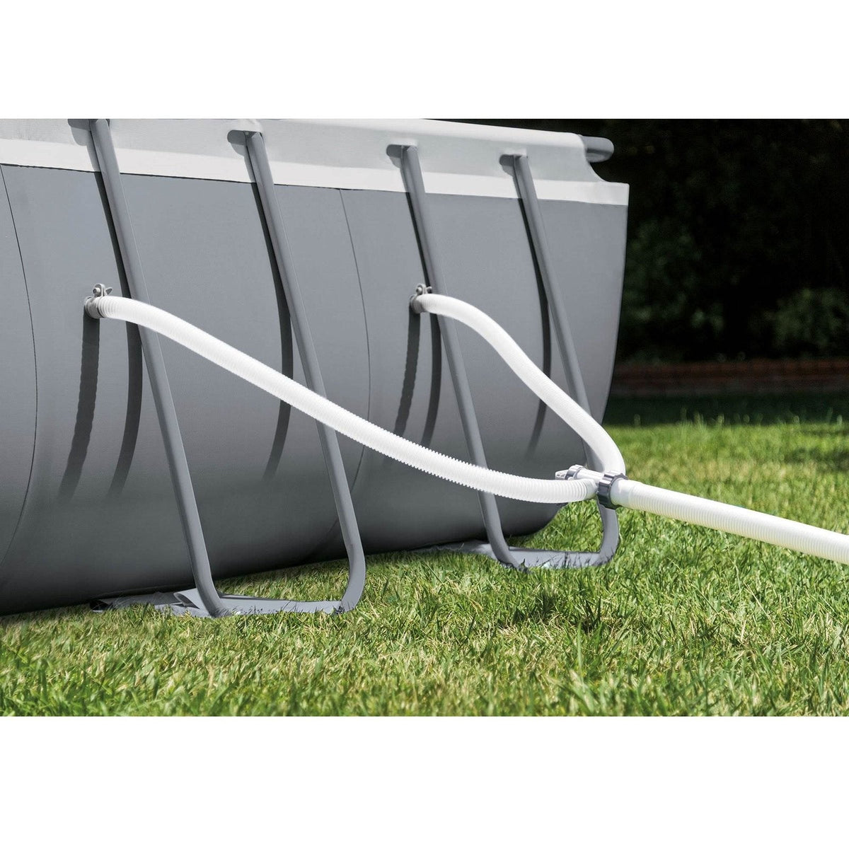 Intex 24′ x 12′ x 52″ Ultra XTR Rectangular Frame Swimming Pool Set + Pump