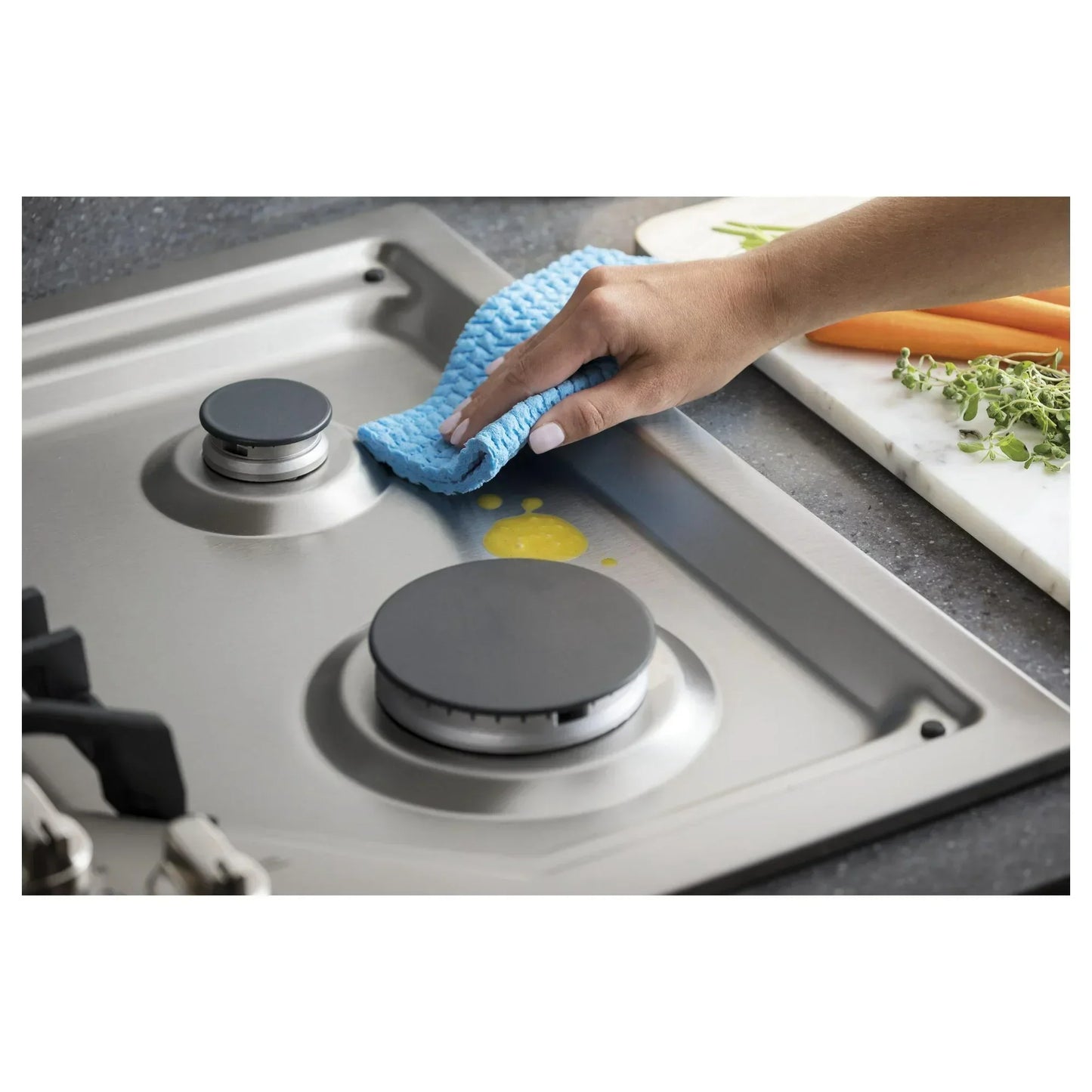 GE 30-Inch Built-In Gas Cooktop JGP5030SLSS