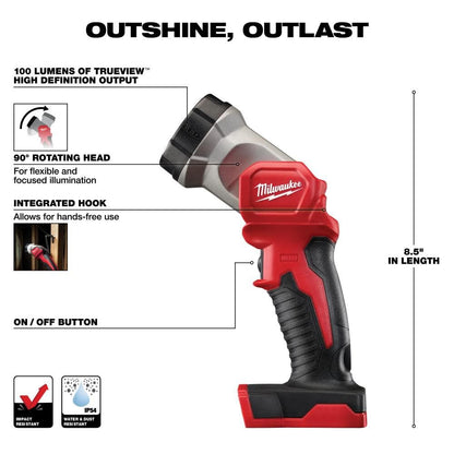 Milwaukee M18 Cordless Lithium-Ion 6-Tool Combo Kit